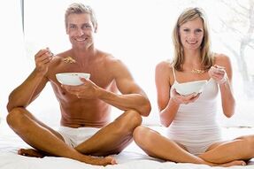 ēst pārtiku, lai palielinātu potenci